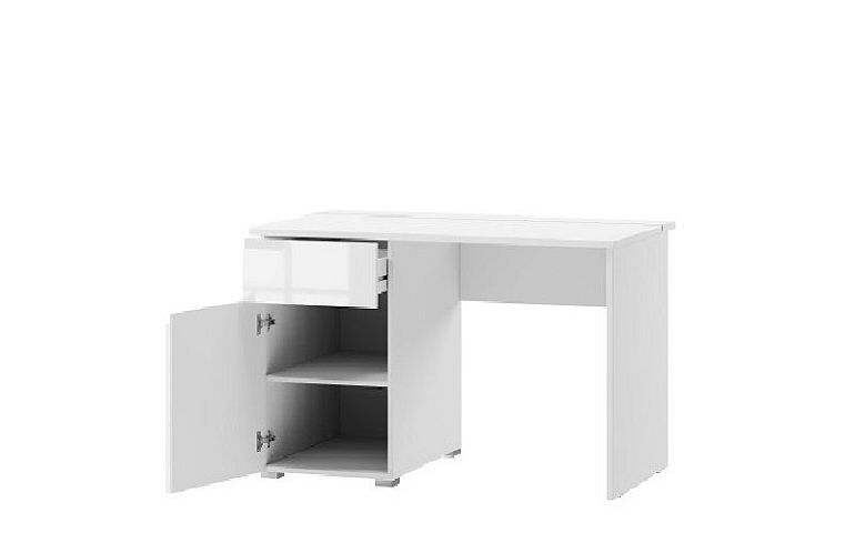 SAMOA 14 psací stůl, bílý mat/bílý lesk