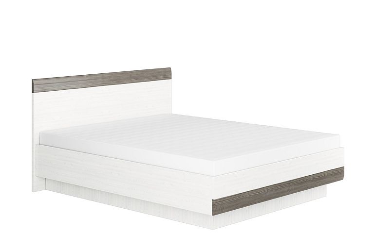 BERNIS 34 postel 140, borovice bílá/borovice bílá/šedá