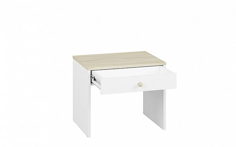 EMPOLI 15 psací stůl, bílá/buk