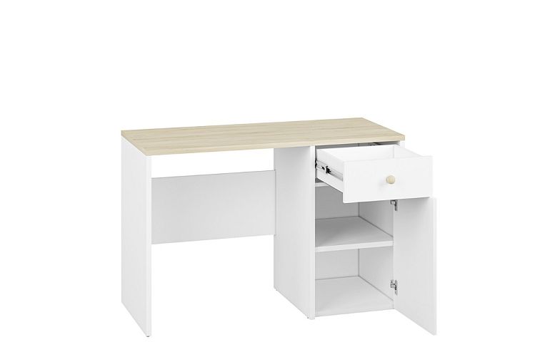EMPOLI 18 psací stůl, bílá/buk