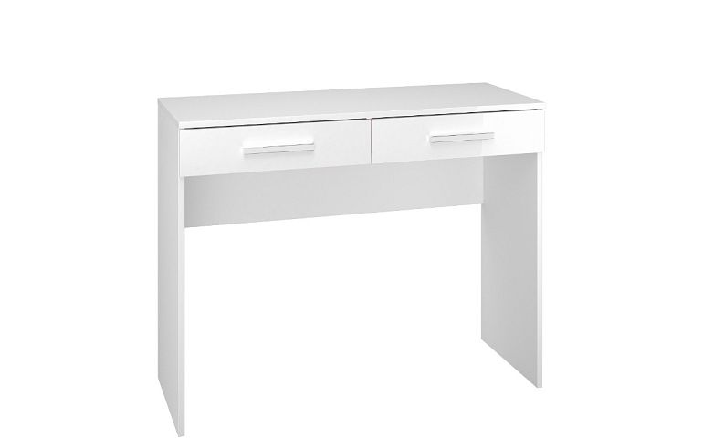 SANTANA 04 psací stůl, bílá/bílá lesk