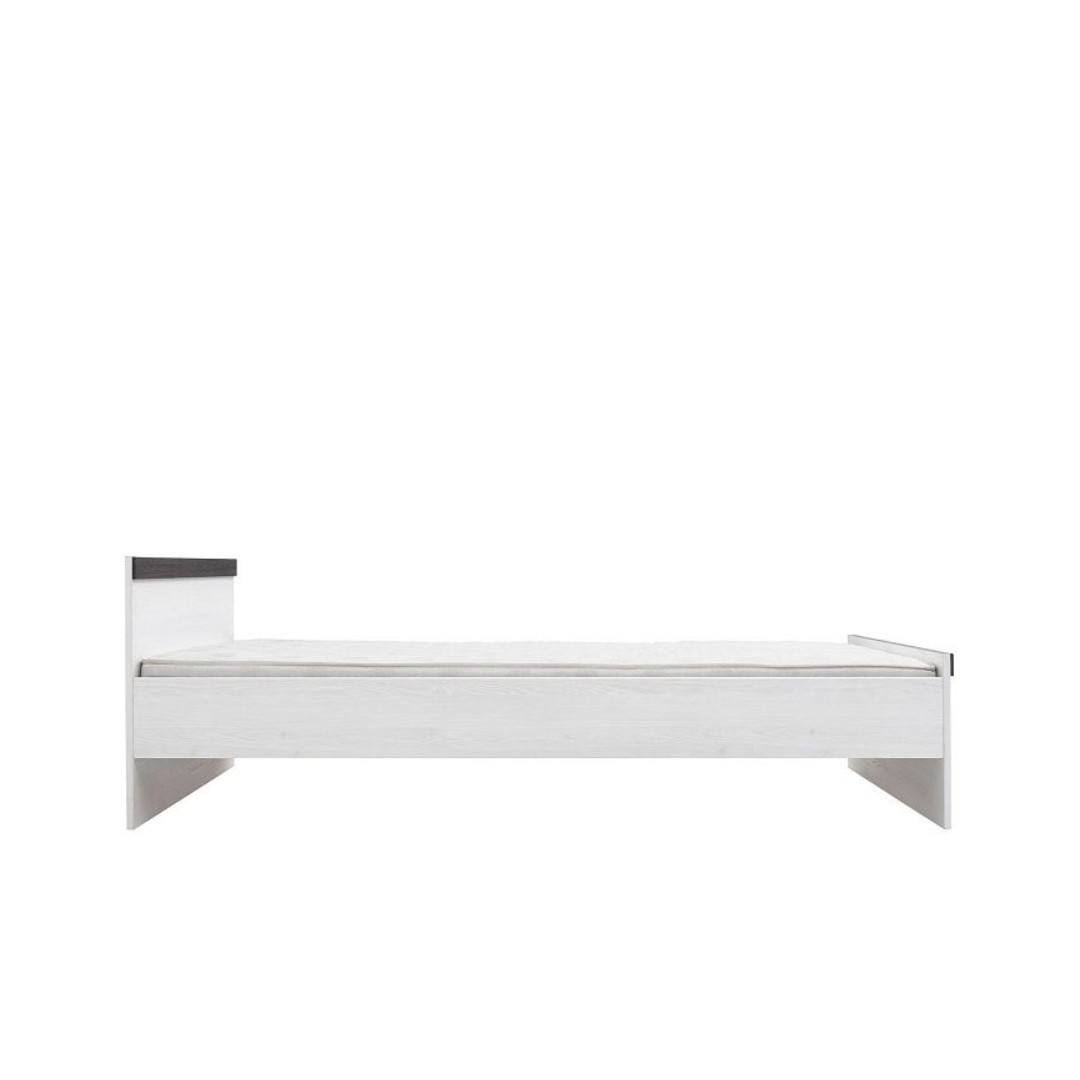 PORTO II NEW 015 postel 90 cm + rošt, modřín světlý/borovice larico
