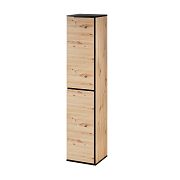 MISCANTO 69 vysoká skříňka, pravá, dub artisan/černá