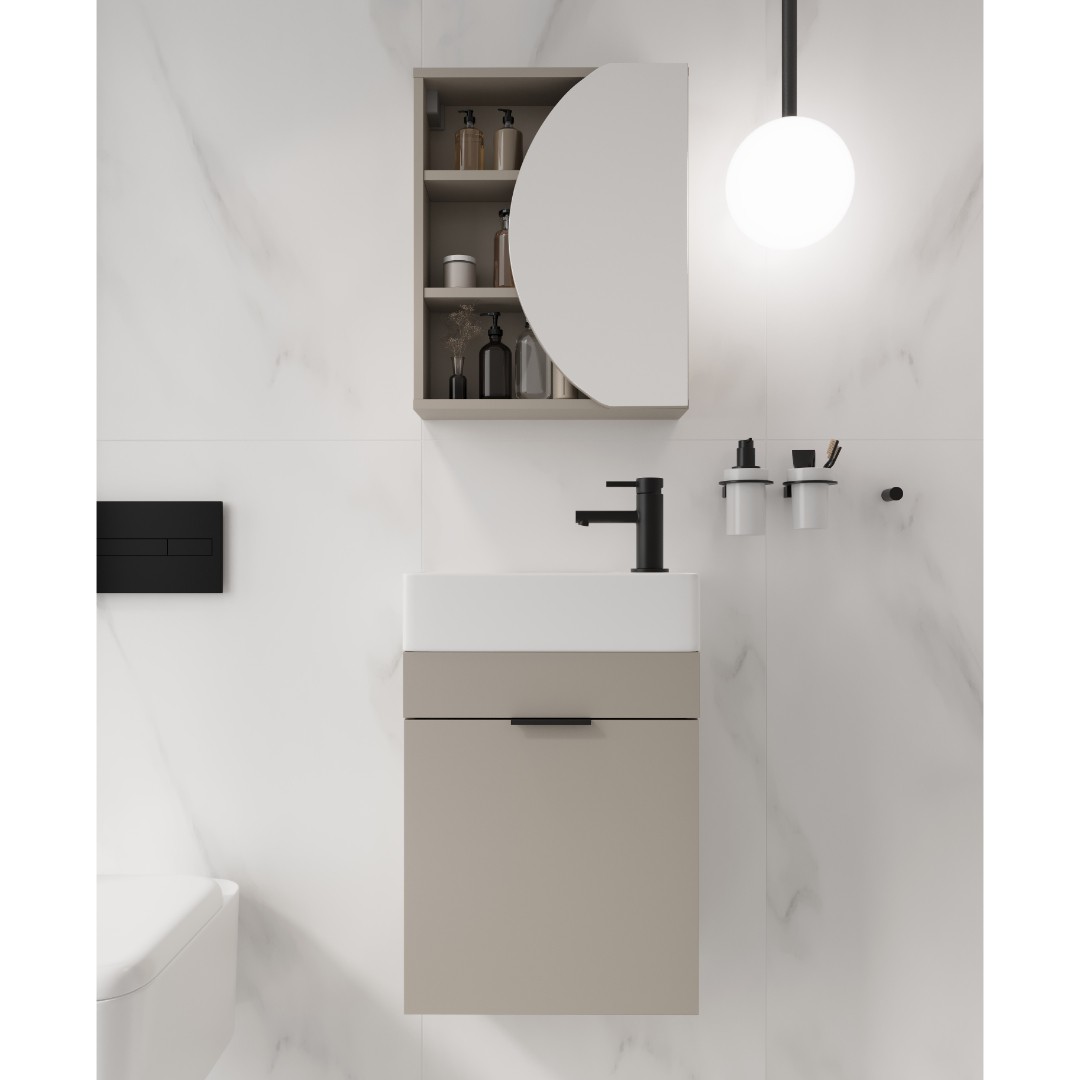 ORFA NOVANTE 34 umyvadlová skříňka 45 cm, univerzální L/P, kašmír