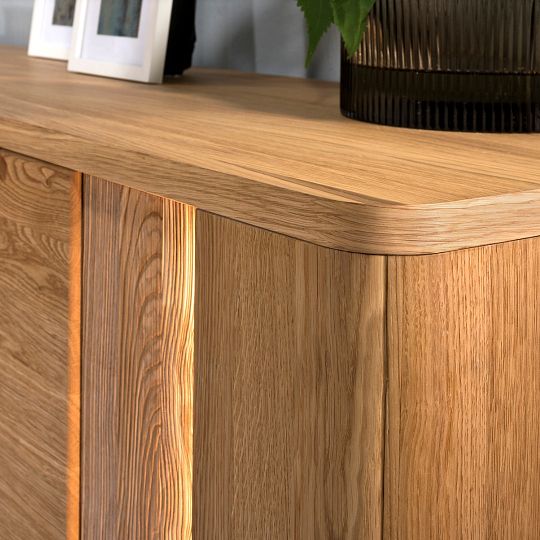 LAOS 25 televizní stolek + LED, dub přírodní