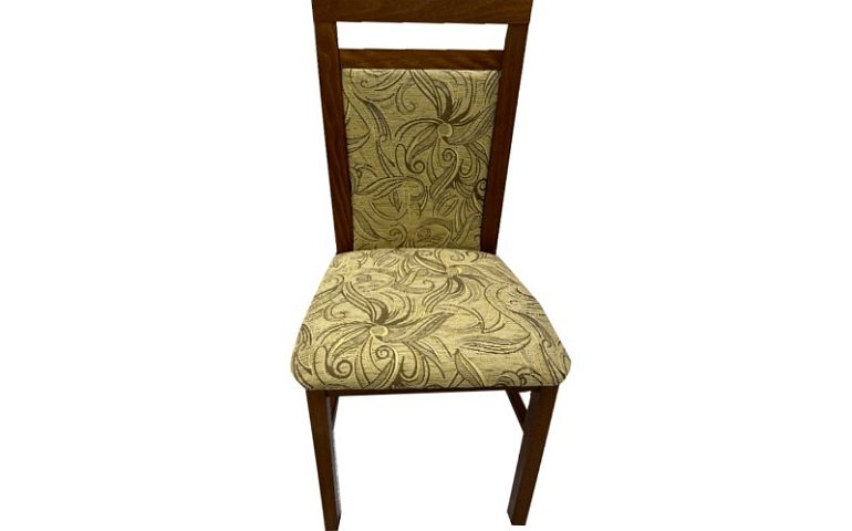Jídelní židle, Mia TYP 5, kaštan/béžová