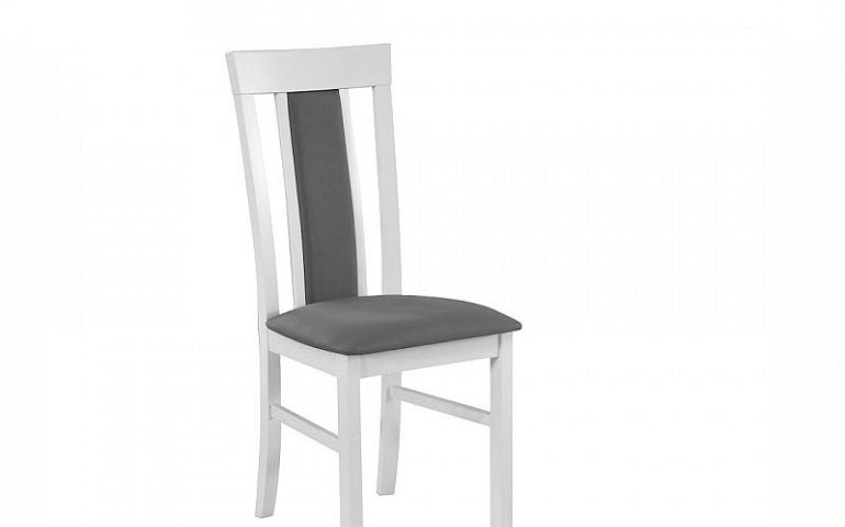 Mia VIII jídelní židle, bílá/šedá