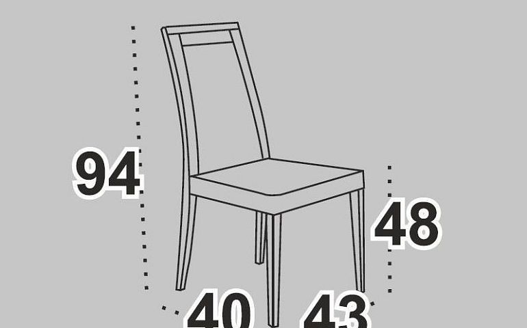 Jídelní židle, Bosanova TYP 4D, bílá