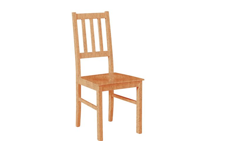 Jídelní židle, Bosanova TYP 4D, olše