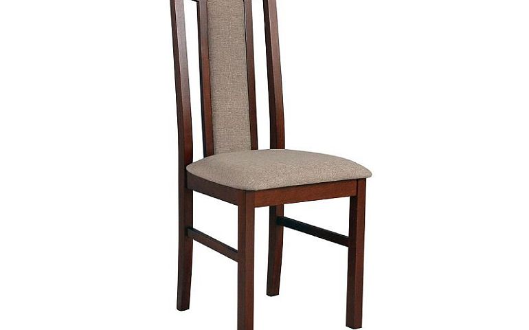 Jídelní židle, Bosanova TYP 7, ořech/béžovohnědá