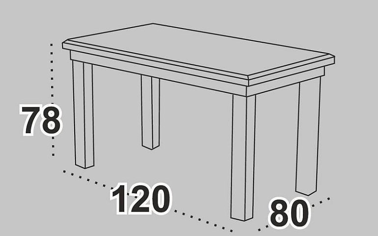MILÉNIUM 4  Jídelní set stůl + 4 židle, dub sonoma