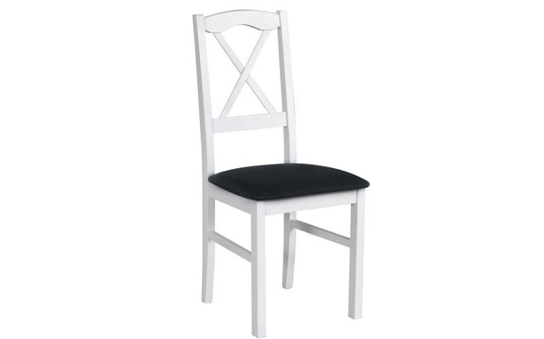 NIEL 11 jídelní židle, bílá/černá