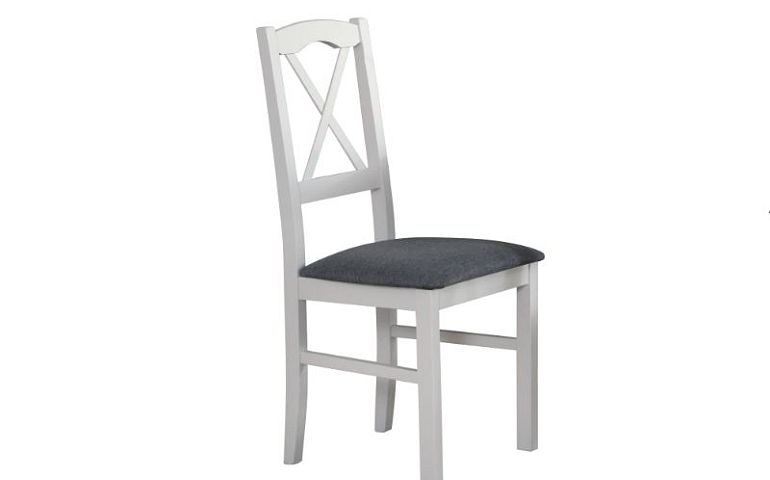 NIEL 11 jídelní židle, bílá/šedá