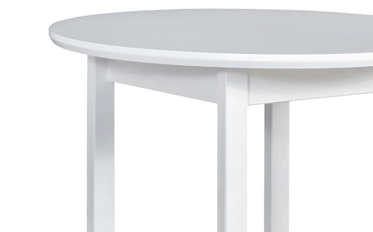 PENELOPE 1 rozkládací jídelní stůl kulatý, bílá