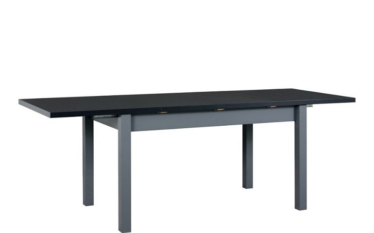 MADONA 1XL rozkládací jídelní stůl, černá/grafit