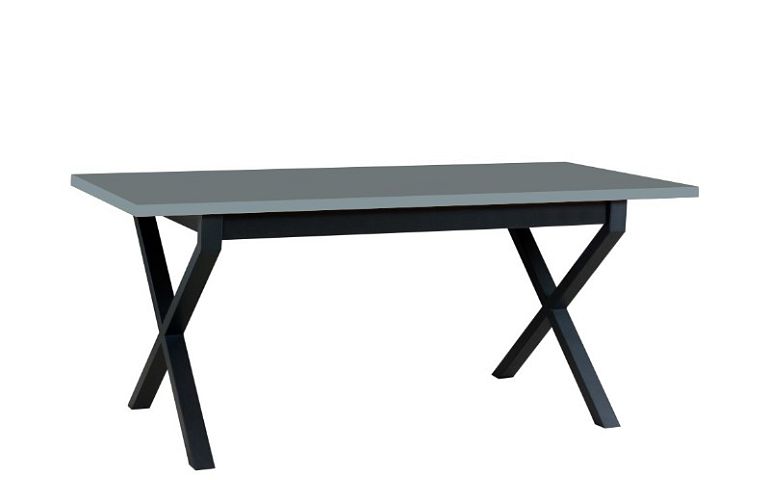 IKONA 1 rozkládací jídelní stůl, grafit/černá