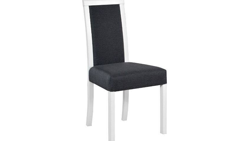 ROMANA 3 jídelní židle, bílá/černá