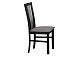 Jídelní židle, Mia TYP 7, černá