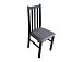 Jídelní židle, Bosanova TYP 10, černá/grafit