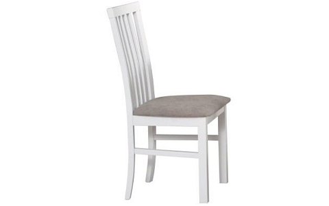 Jídelní židle, Mia TYP 1, bílá/béžová
