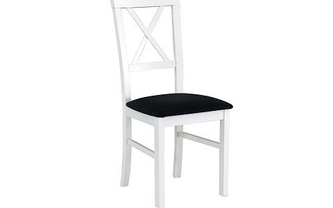 Jídelní židle, Mia TYP 4, bílá/tmavě šedá