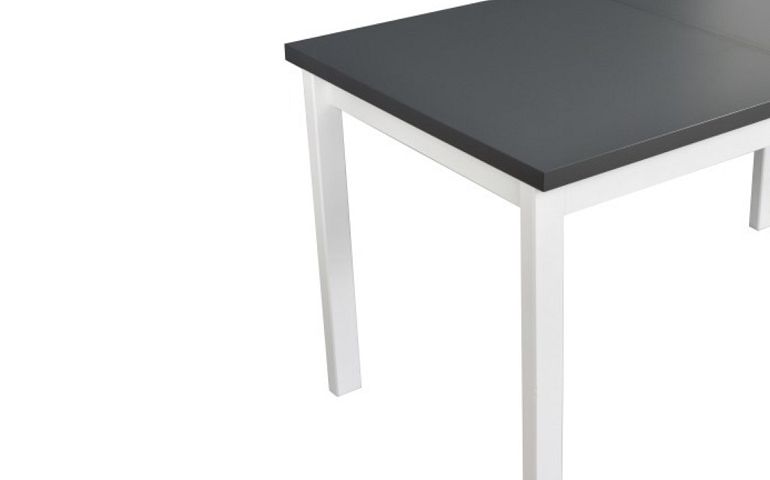 ALBATROS 2 rozkládací jídelní stůl, grafit/bílá