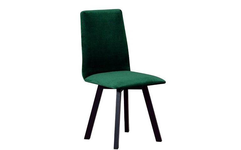 HEDVIKA 2 jídelní židle, černá/tmavě zelená