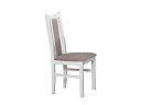 Bosanova 14 jídelní židle, bílá/béžová