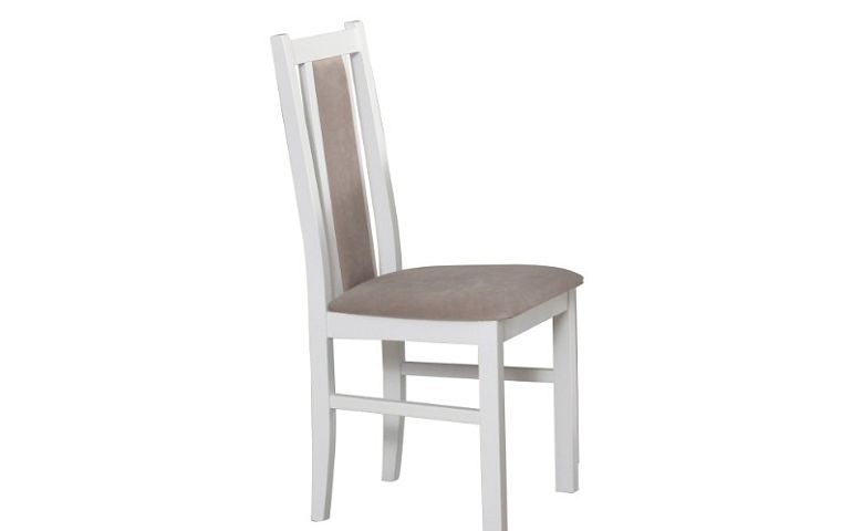 Bosanova 14 jídelní židle, bílá/béžová