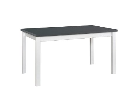 ALBATROS 1 rozkládací jídelní stůl, grafit/bílá
