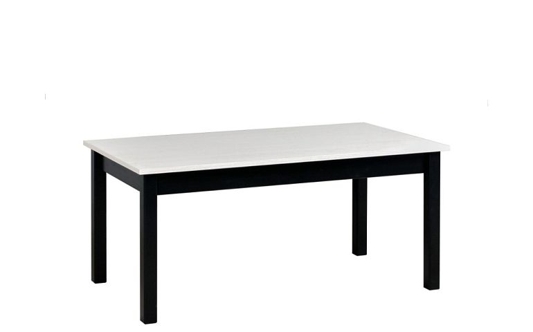 LEONA 1 konferenční stolek, bílá/černá