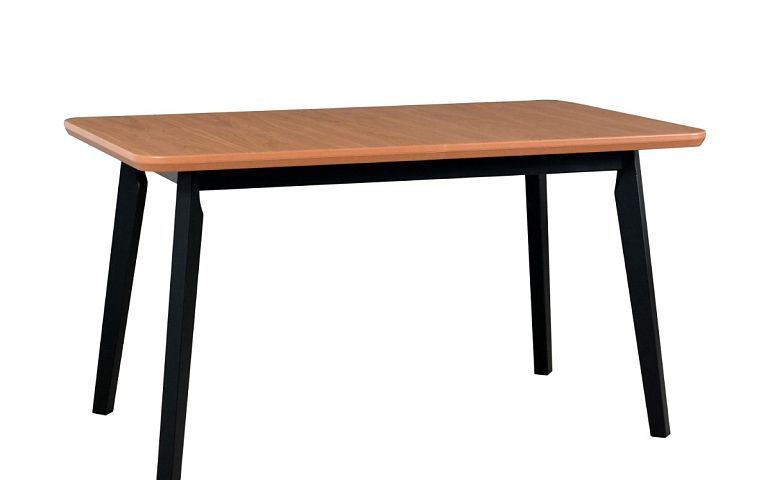 OSTENA 8 Jídelní stůl, dubová dýha přírodní/černá