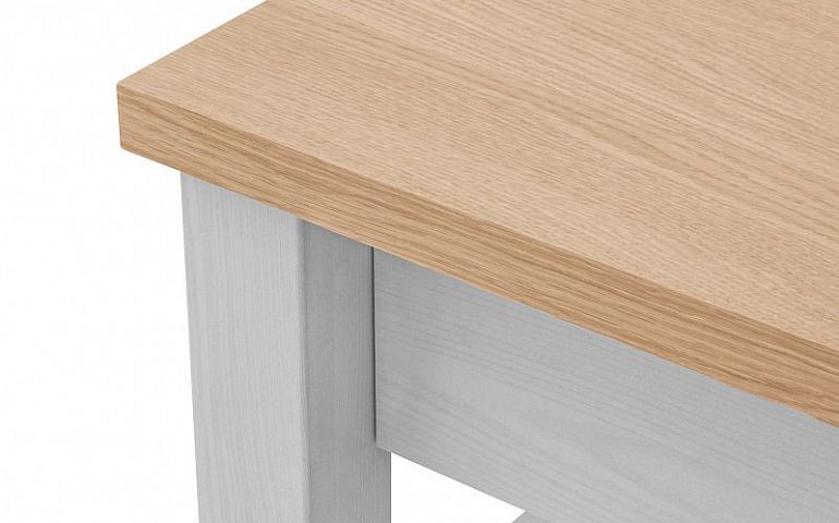 AMSTERDAM konferenční stolek LAW1S/4/8, modřín sibiu šedý/dub přírodní