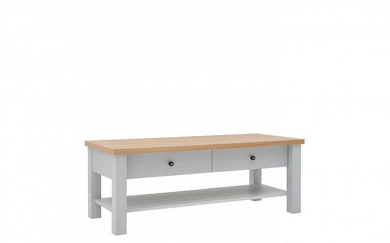 AMSTERDAM konferenční stolek LAW2S/4/12, modřín sibiu šedý/dub přírodní