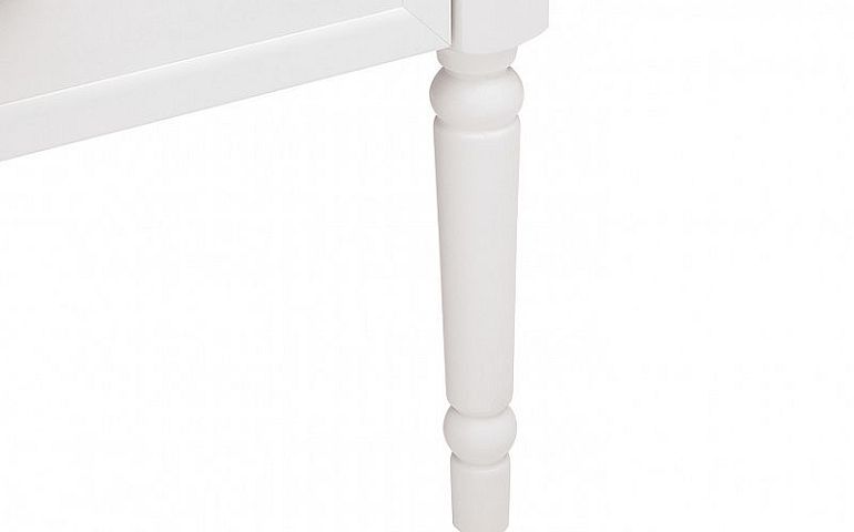 CANNET konferenční stolek, bílá/dub monument, kroucené nohy